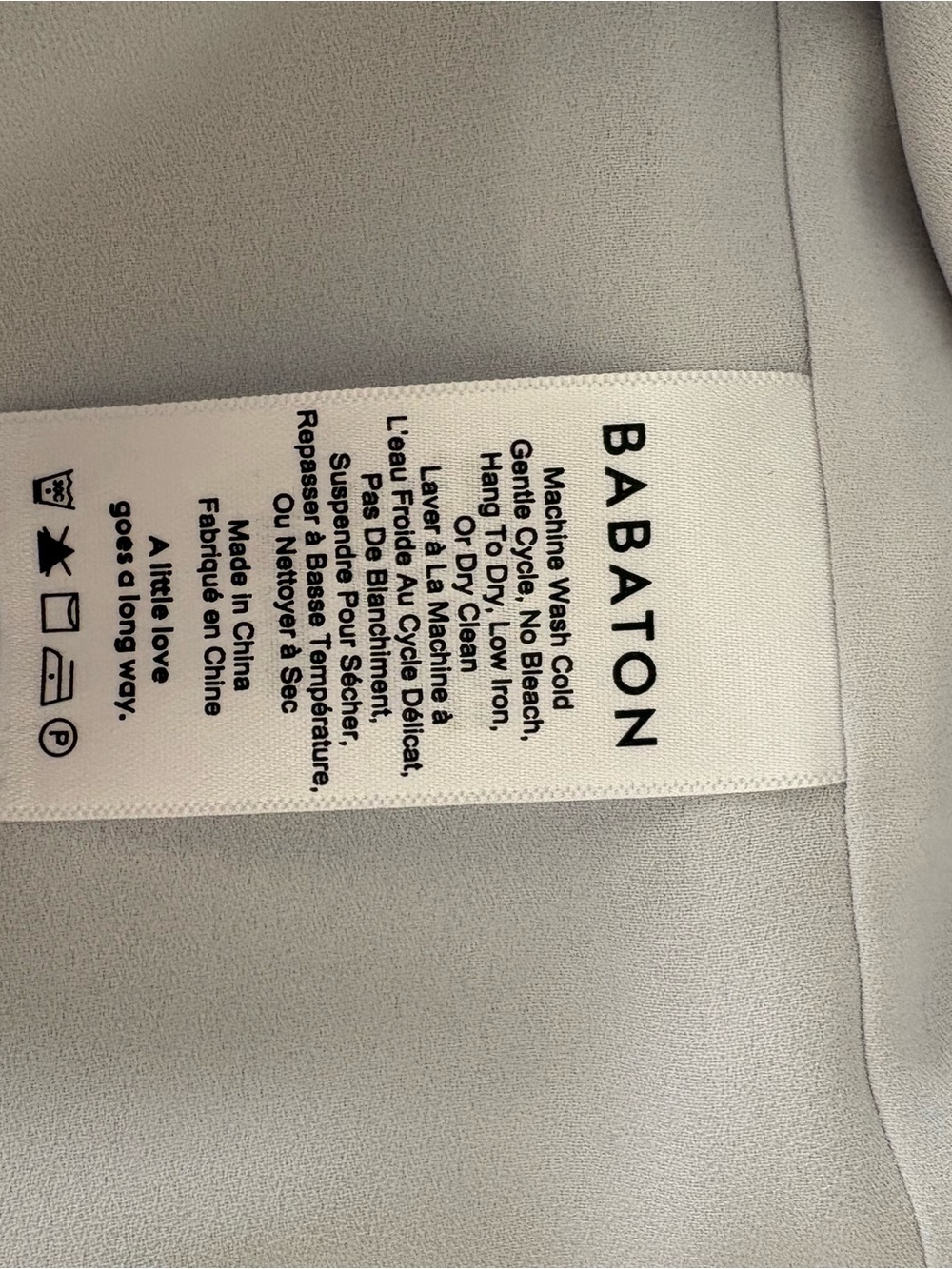 Babaton Murphy Blouse XXS Ice Blue V-Neck Aritzia Top - Picture 5 of 10